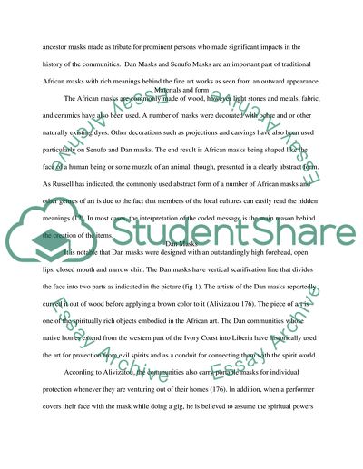 African Masks: Dan and Senufo