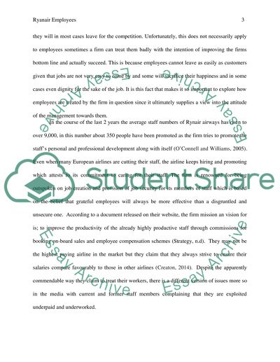 Ryanair Airline Employees