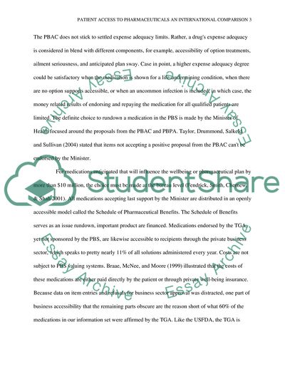 Patient Access to Pharmaceuticals