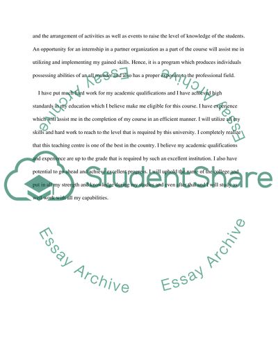 I need a statement letter indicating my educational and professional objectives