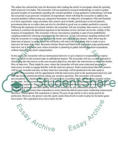 Research methodology used to collect data and converting the data into meaningful information