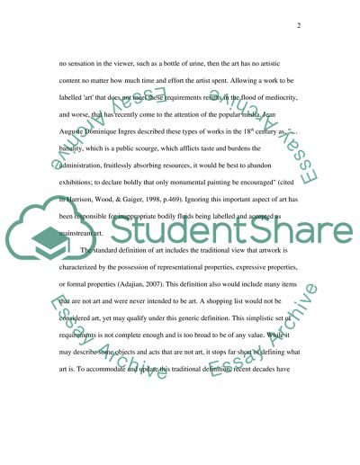 Theory of Art Issues