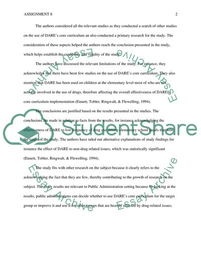 How Effective Is Drug Abuse Resistance Education