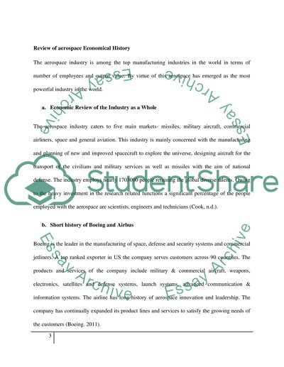Impact of Recent Economic Recession on the US Aerospace Manufacturing Industry