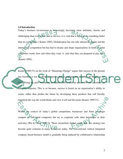 Success of Leading Organizations Such as Nike