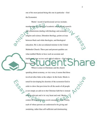 Read and Review God the Economist the book