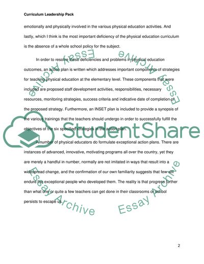 Curriculum leadership pack