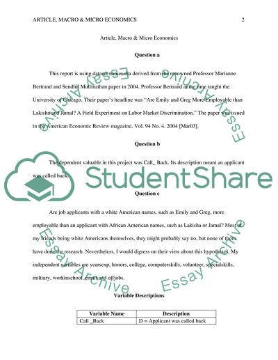 Job Applicants with English American Names