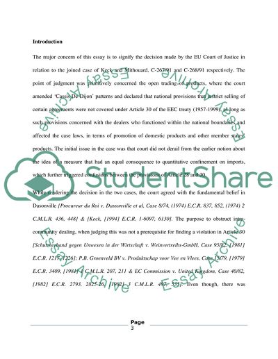 Illegal Actions against Bernard Keck and Daniel Mithouard