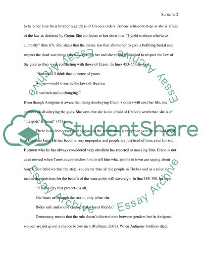 Do Sophocles Plays Support the Idea of Democracy