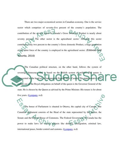 Canadian Market Economic Research