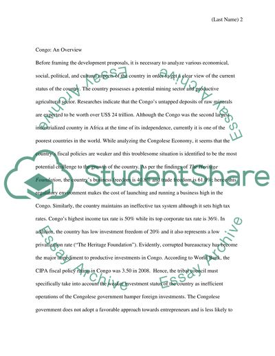 Economic Development of Africa