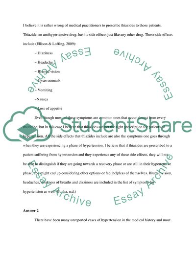 Nursing: Mid-term Assignment
