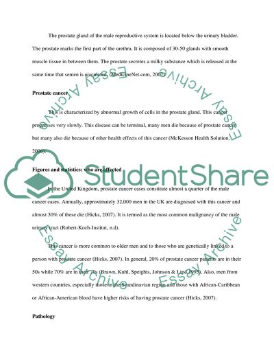 Cancer of the Prostate