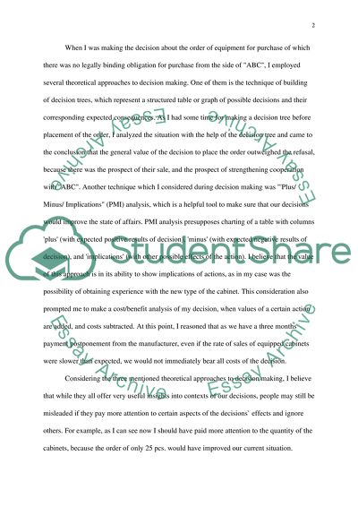 Reviewing the Decision