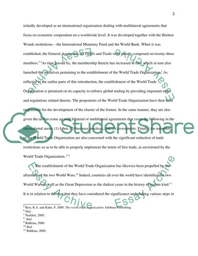 Libyan Negotiations to Join the World Trade Organization