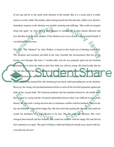 My Perceptions and Beliefs on Abortion