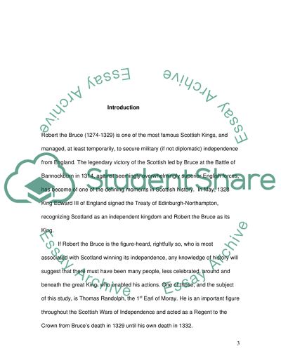 Thomas Randolph and his Career