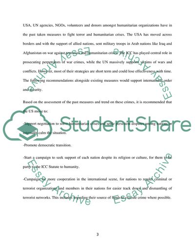 International Order and Security