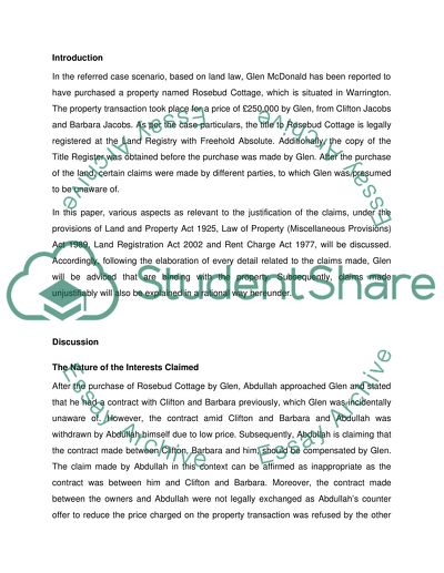 Land Law and Human Rights