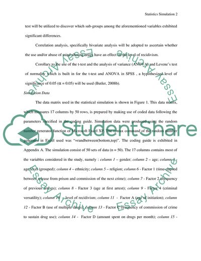 Analysis of Statistical Methods