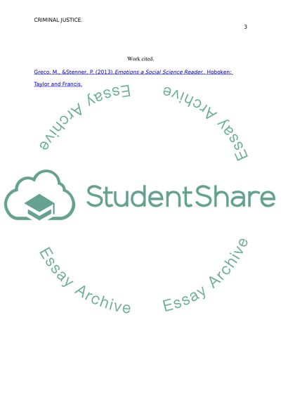 Processes Criminal Justice Includes