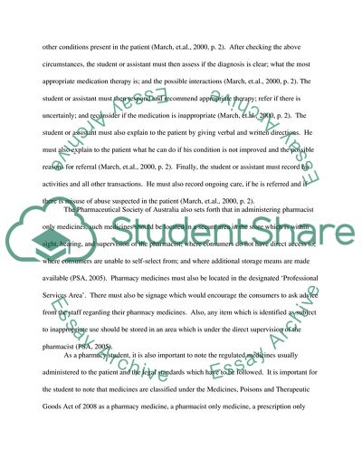How to Gather Information Form the Patient When He Comes to a Pharmacy so We Can Assess him with the Right Medication