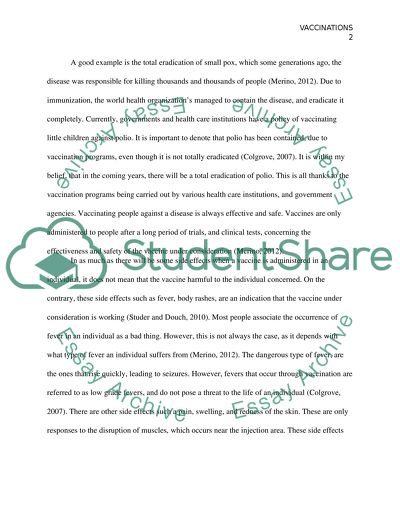 To Immunize or Not To Immunize, That is the Question