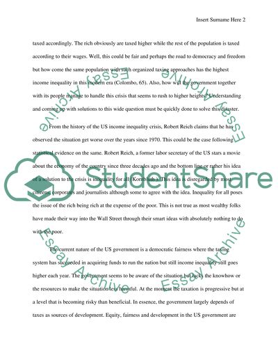 How Should Free Democratic Society Handle Income Inequality