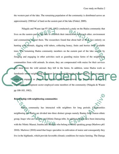 The Hunter-Gatherer Life of the Hadza in a Contemporary World