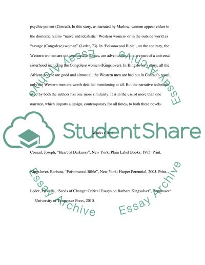 The Poisonwood Bible and The Heart of Darkness