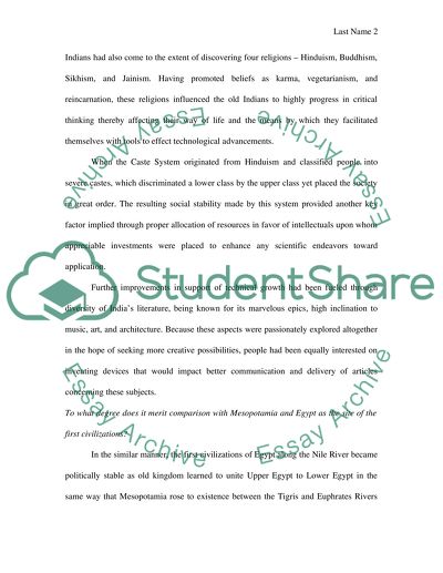 India and Advanced Technological Society