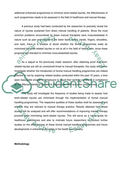 The Benefits of Formal Manual Handling Healthcare Programmes