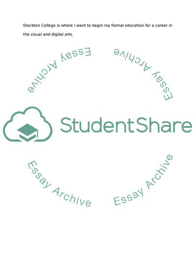 Attending Stockton College