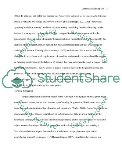 American Nursing Idol