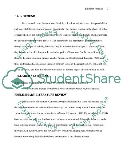 The Factors of Stress and Their Impact on Police Officers