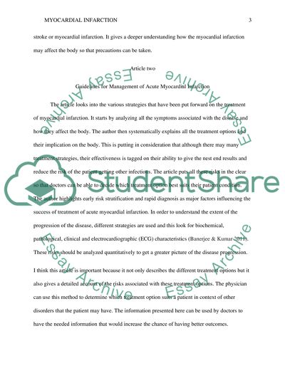 Myocardial infarction