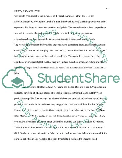 Heat (1995) Analysis