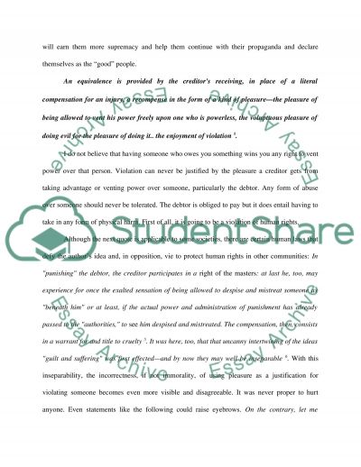 Essay on nietzsche morality