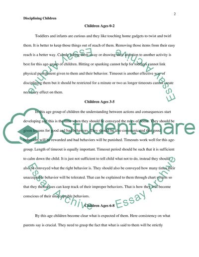 Disciplining Children