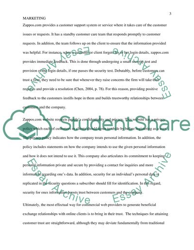 The Strategy of Zappos Regarding Building Consumer Trust