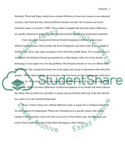 How Cultural Differences Cause Variations in Personality