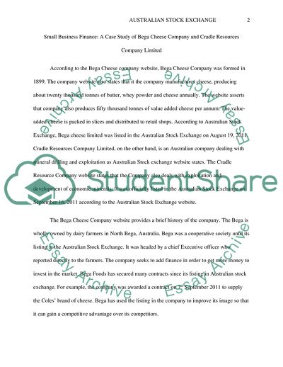 Small Business Finance