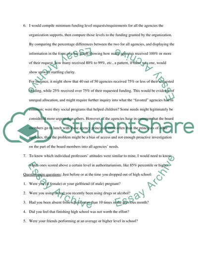 Analysis of Data Desgin
