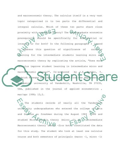 Mathematics as a Discipline Has a Very Important Place