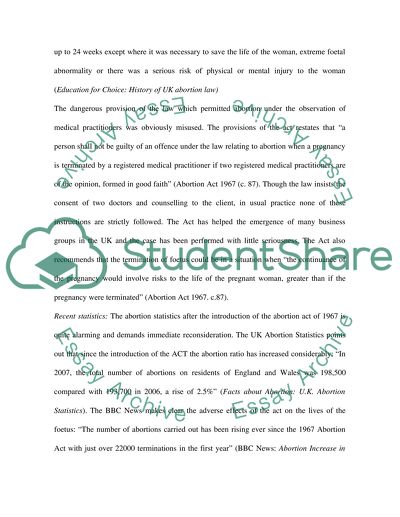 Abortion:legal discussion