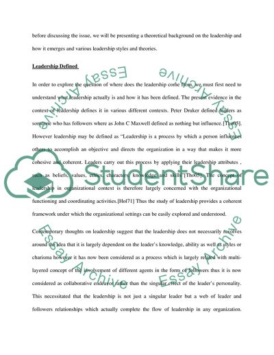 Leadership and British Airways