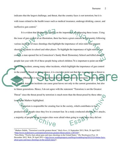 Issue reaction Paper