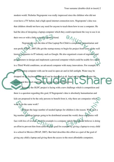 One Laptop per Child