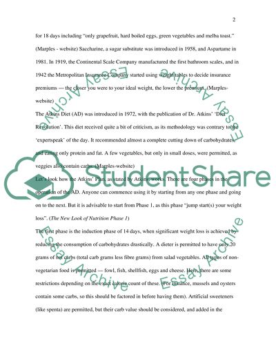 The Atkins and a Vegetarian Diet